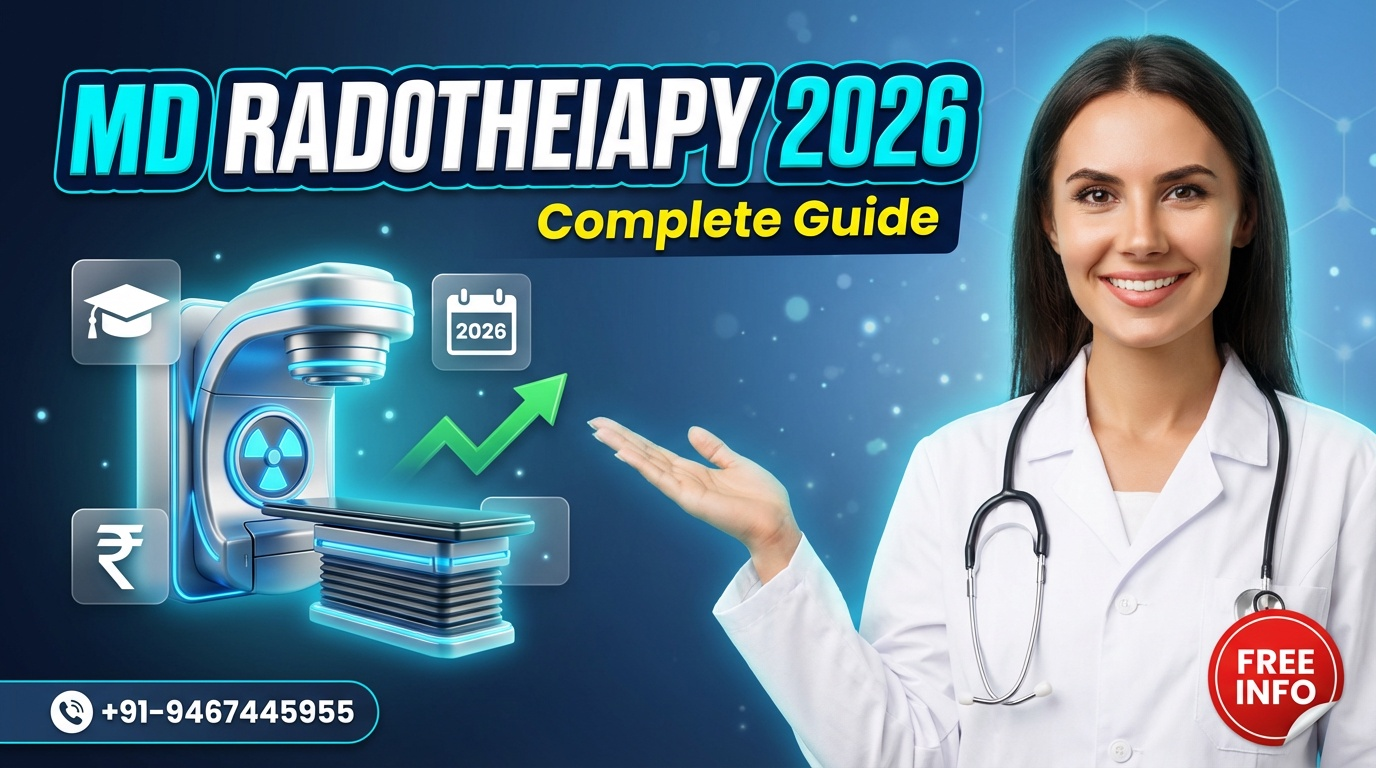 MD Radiotherapy: Course, Eligibility, Admission 2026, Colleges, Fees, Syllabus, Scope